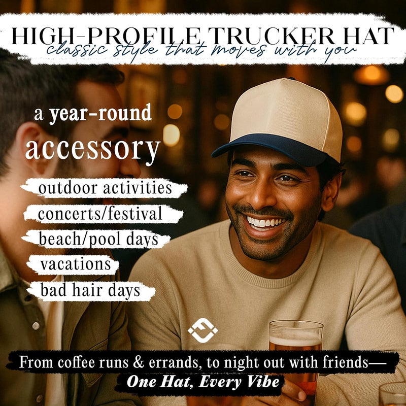 Funky Junque Vintage Canvas Snapback Hat - Adjustable 2 Tone Cap for Men Women - Put It On My, Cowboy, Girl Dad, Funny - Image 2